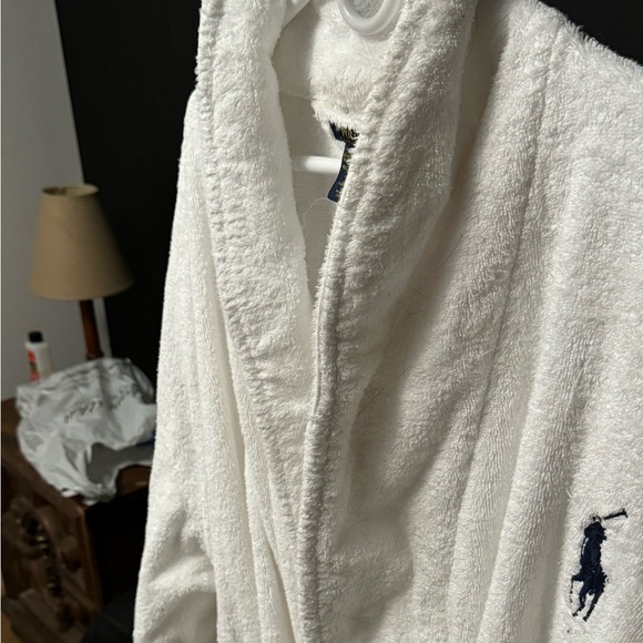 Ralph Lauren Big Pony Cotton Terry Robe - Picture 4 of 6